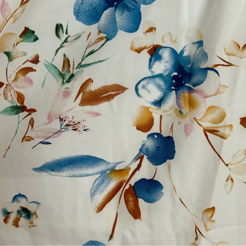 NWT Baltic Born Capri Smocked Floral Maxi Dress Size Medium - Picture 9 of 14